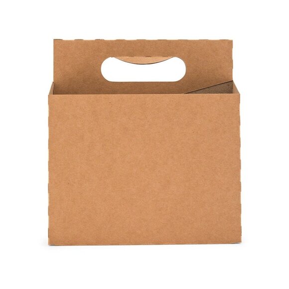 LOT of 6 Weddingstar Kraft Paper Caddy Divided NEW! 5165-24 - Picture 2 of 4